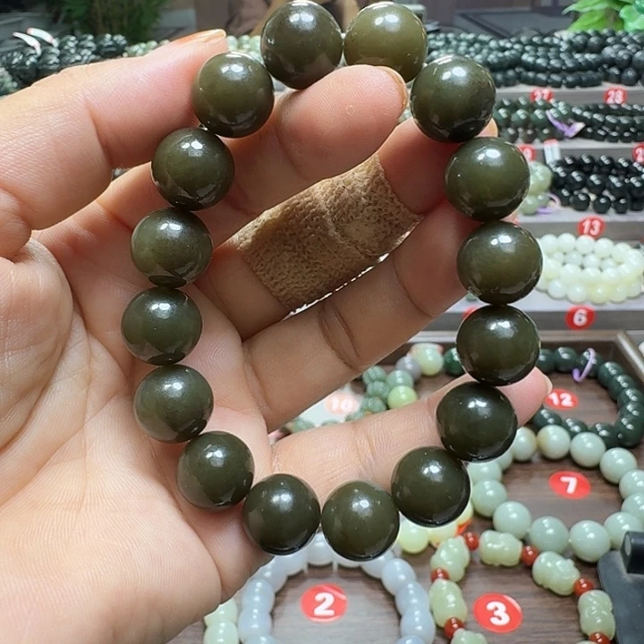 未镶嵌手链和田玉新疆且末糖卡14
