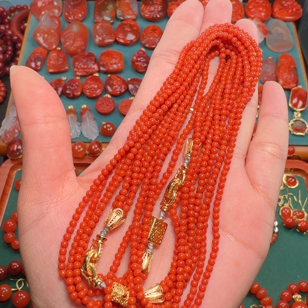 南红玛瑙南红银S925镶嵌