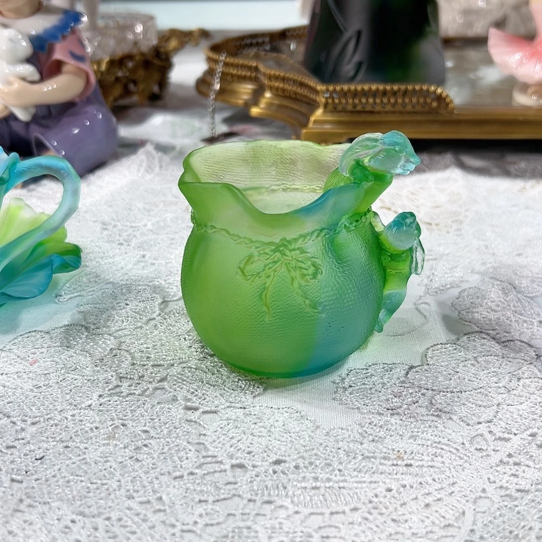 有机玻璃QAA247脱蜡水晶钱袋子摆件