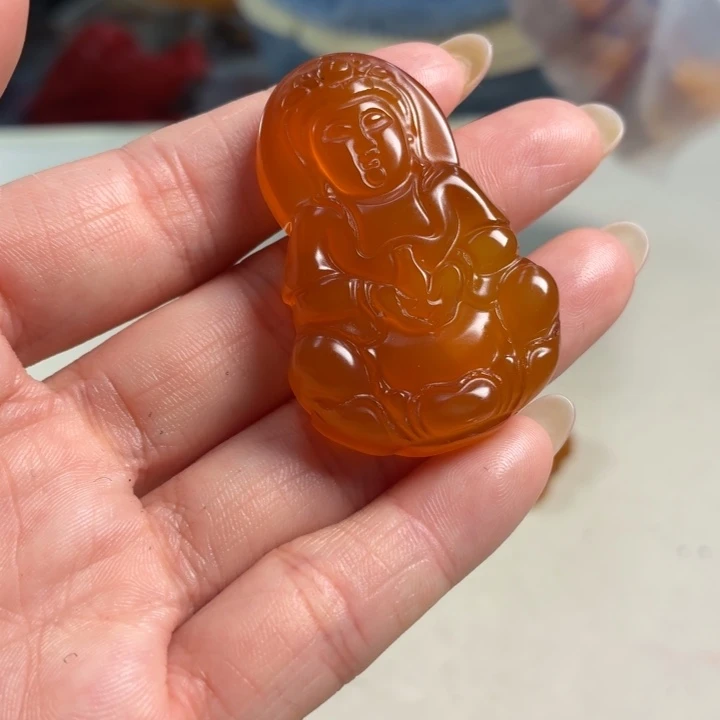 玛瑙/玉髓未镶嵌吊坠(不含链)