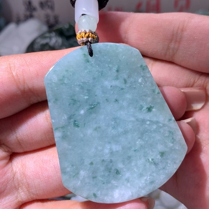 翡翠未镶嵌颈饰保真天然a货翡翠