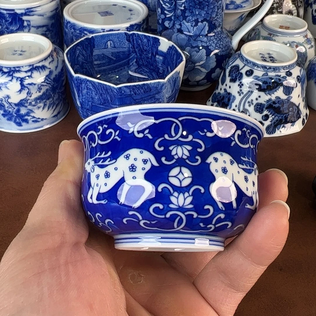 瓷片景德镇全手工手绘陶瓷