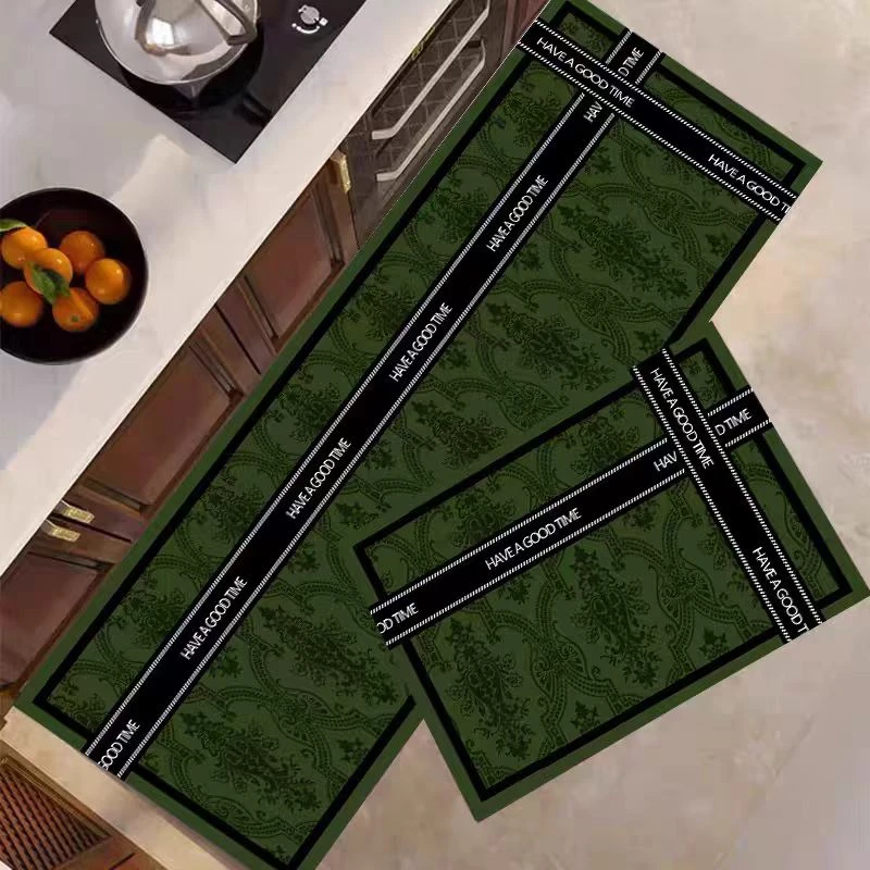 A068【40x120cm+40x60cm】硅藻泥吸水防滑脚垫浴室入户门厨房地垫