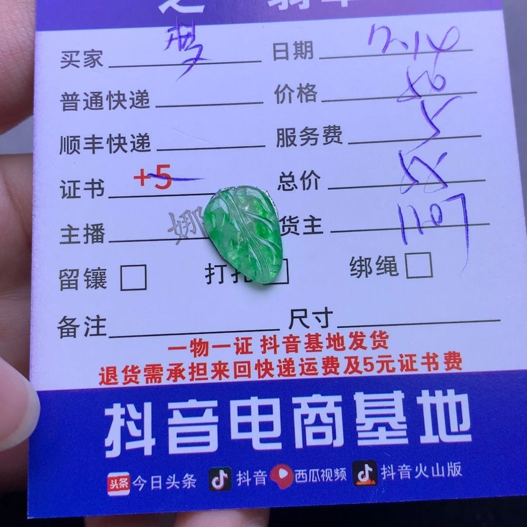 颈饰未镶嵌翡翠梦*