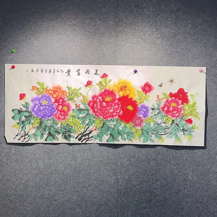 花鸟国画作品手绘