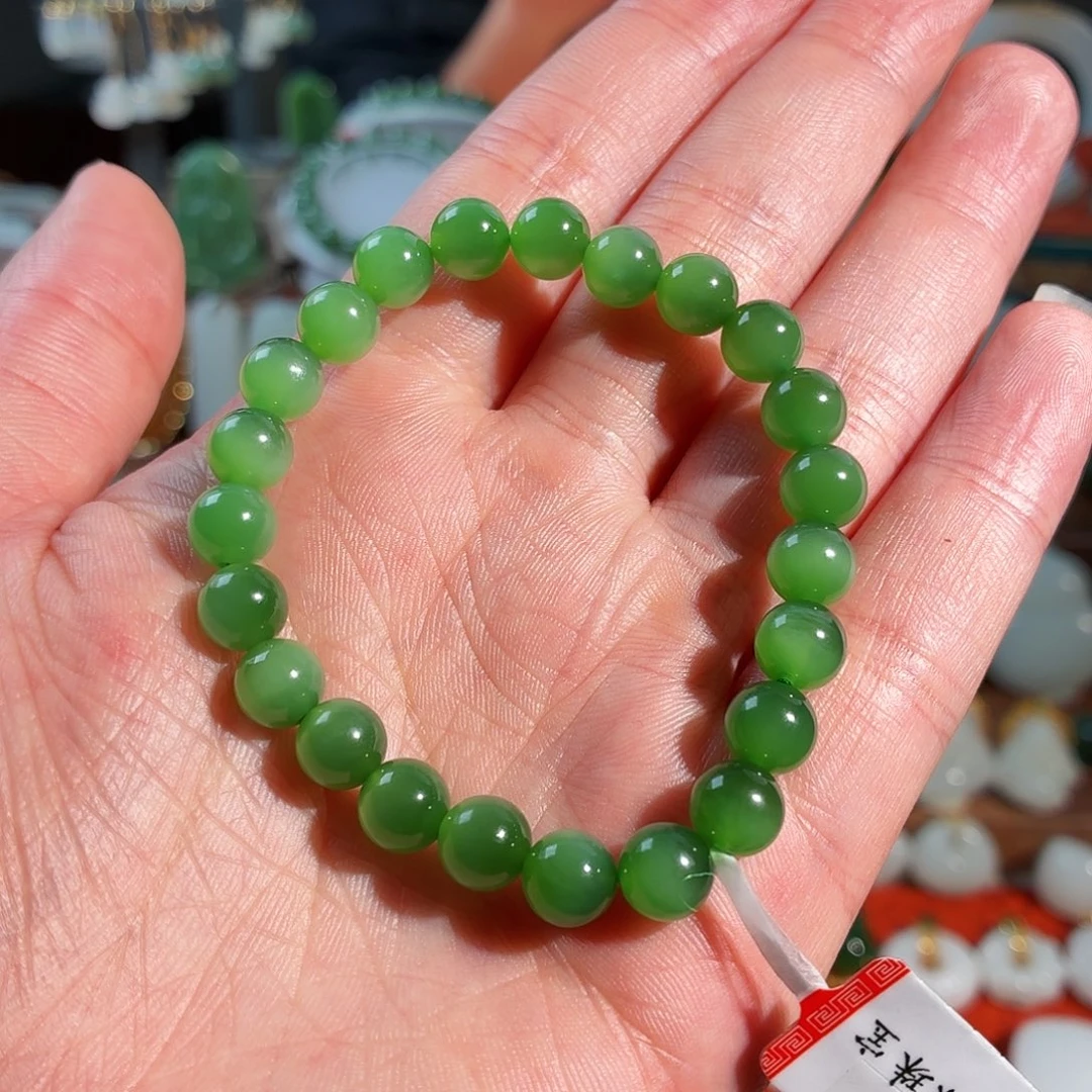 和田玉（碧玉）未镶嵌手串