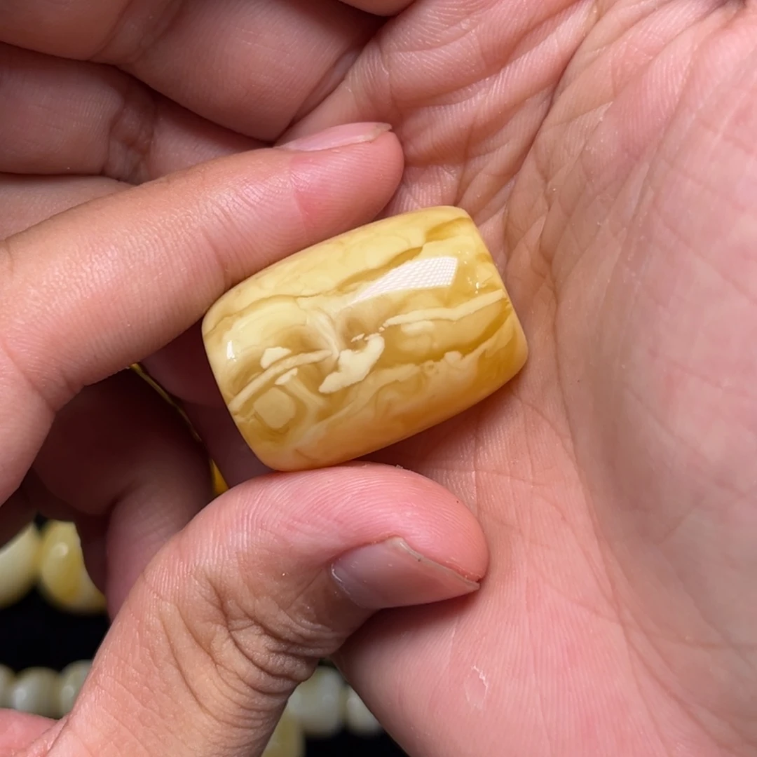 未镶嵌琥珀裸石蜜蜡桶珠22乘31