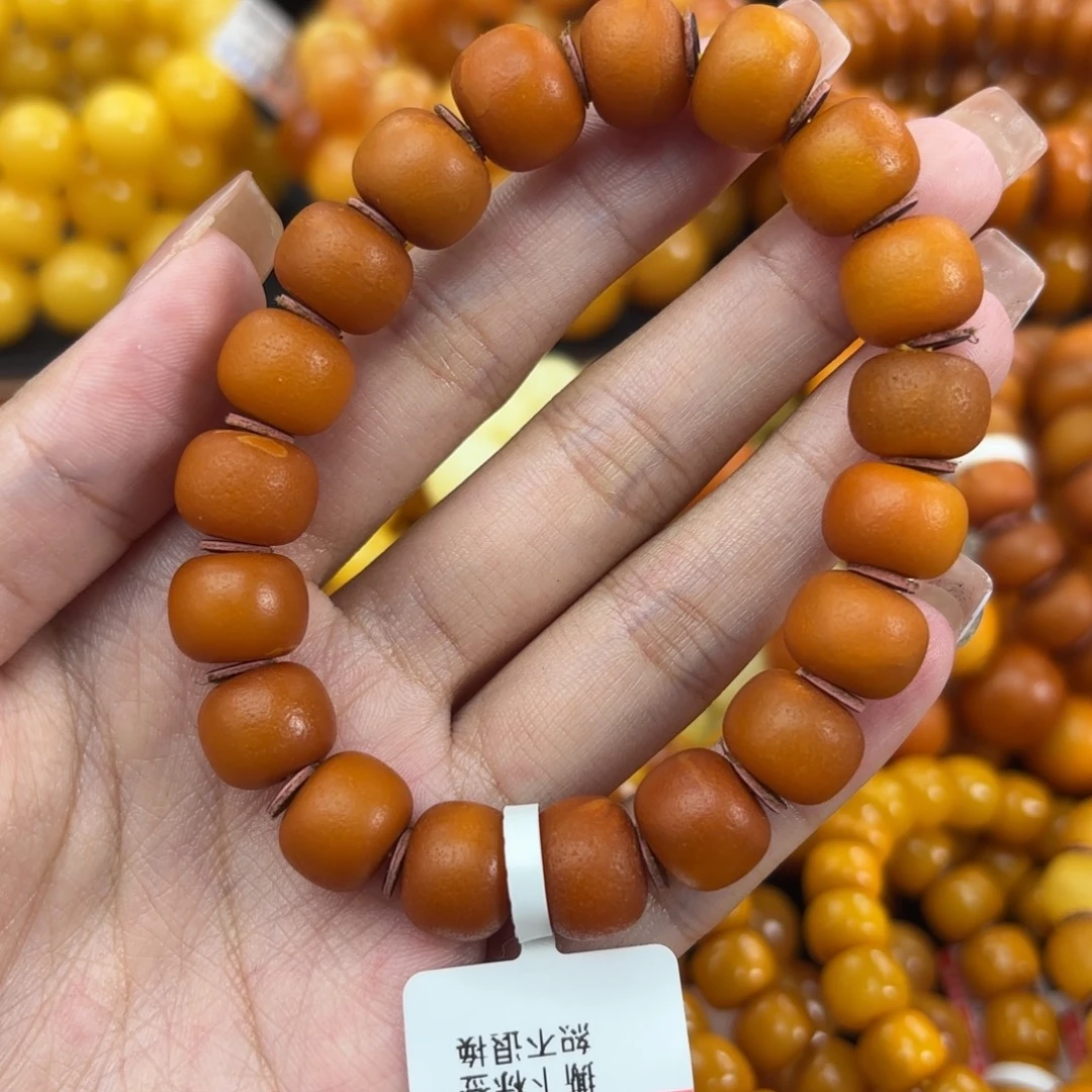未镶嵌琥珀手链蜜蜡