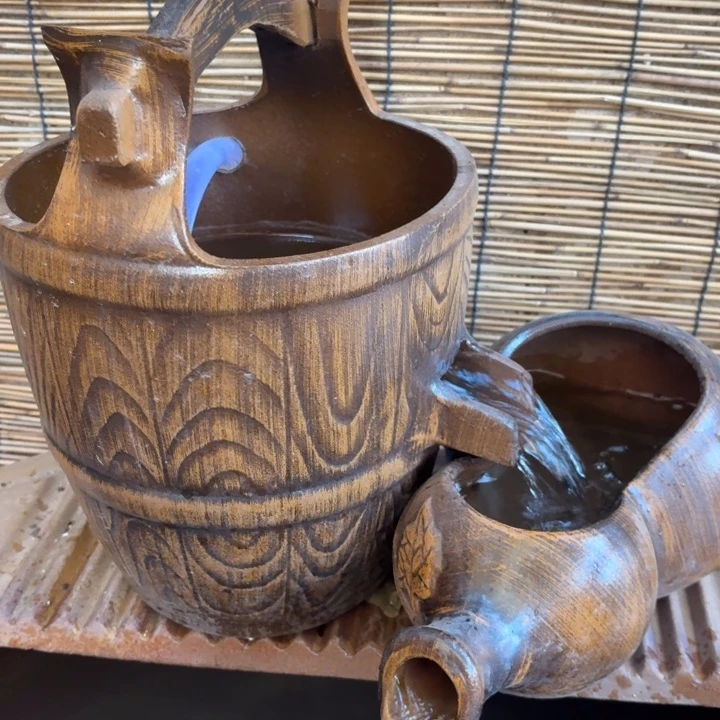 粗陶口径25/35，17/32/14➕15W水泵➕水管➕过滤棉