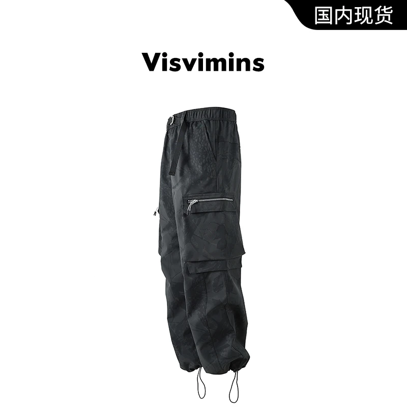 【品牌撤柜清仓】Visvimins工装裤男春秋季运动休闲户外冲锋裤子