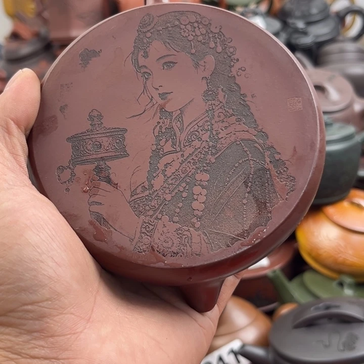 紫砂茶壶紫砂微瑕