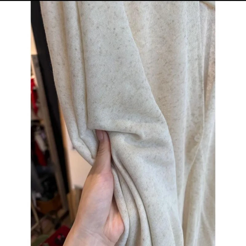 春夏新款亚麻披肩百搭简约防晒斗篷高级感针织时尚国风女复古披风