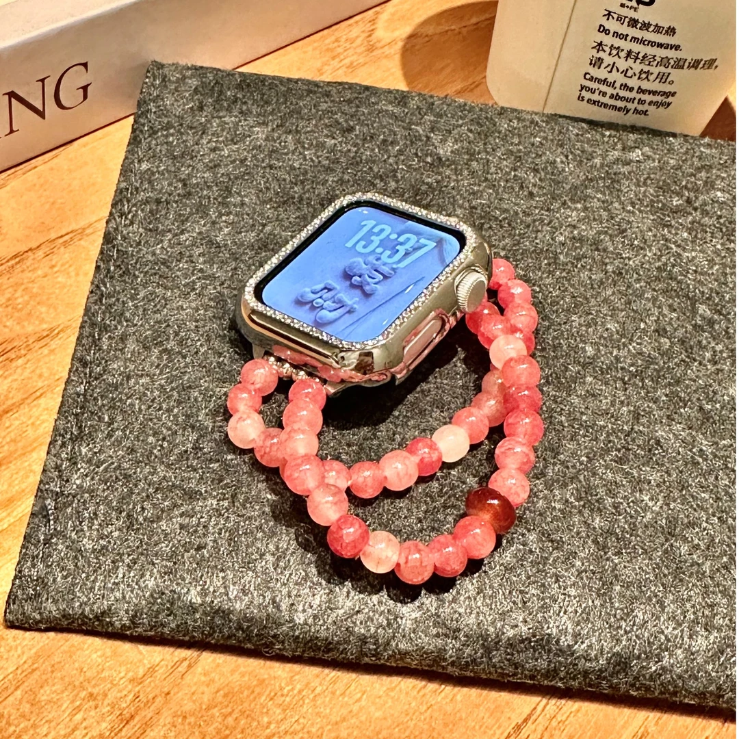 瑞馨宜新中式冰透适用iwatch表带S10苹果手表applewatch46MM42MM