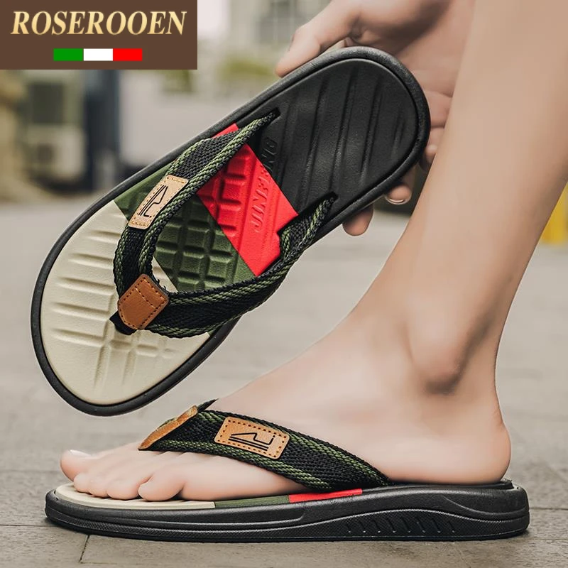 干净痞帅人字拖男款夏季2025新款外穿防滑软底夹脚拖鞋青少年沙滩