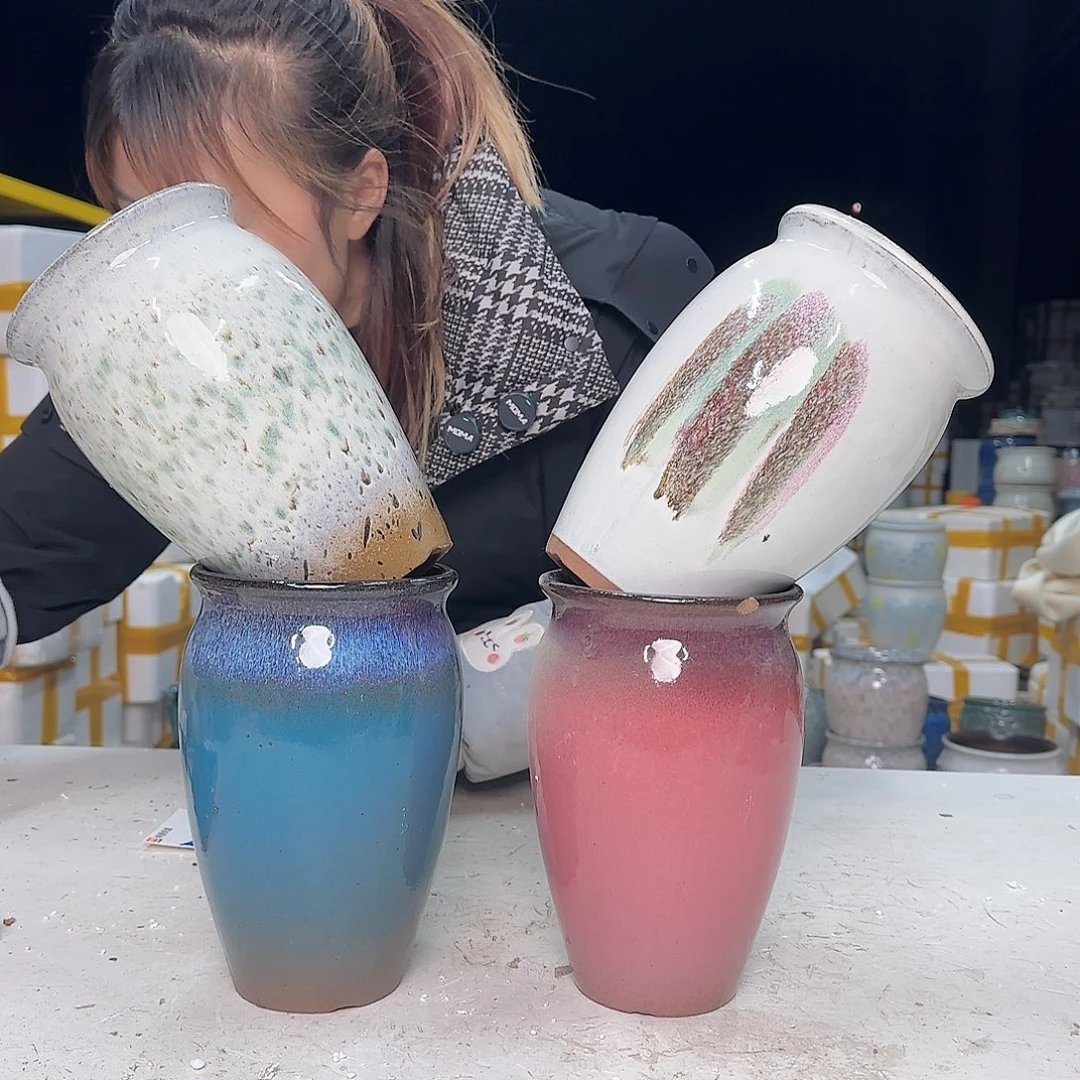 紫砂花盆云上花盆直播1215-623瑕疵颜色不选