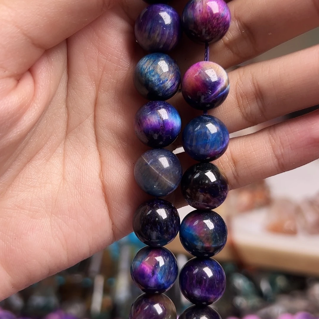 玛瑙/玉髓合金珠宝半成品J18彩色玛瑙12m