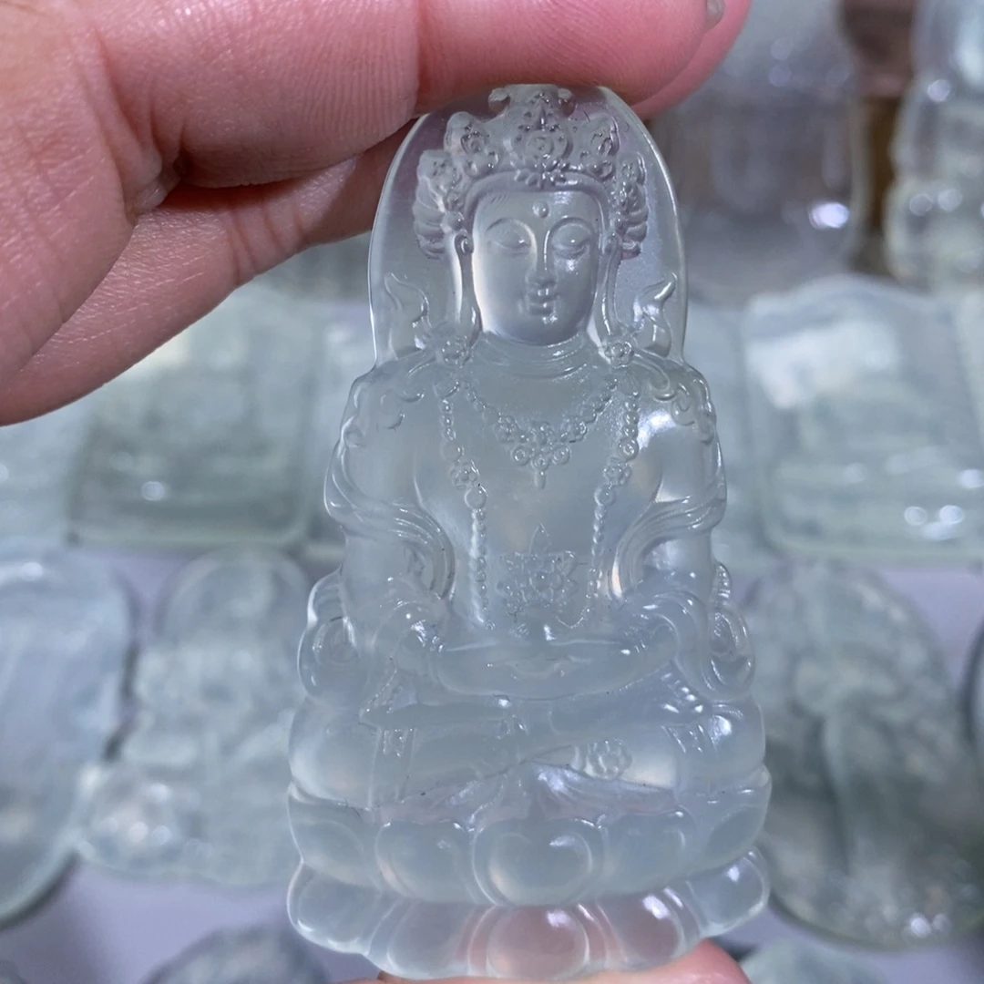 未镶嵌岫玉颈饰吊坠