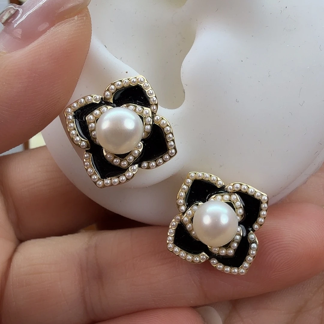 未镶嵌耳饰淡水珍珠