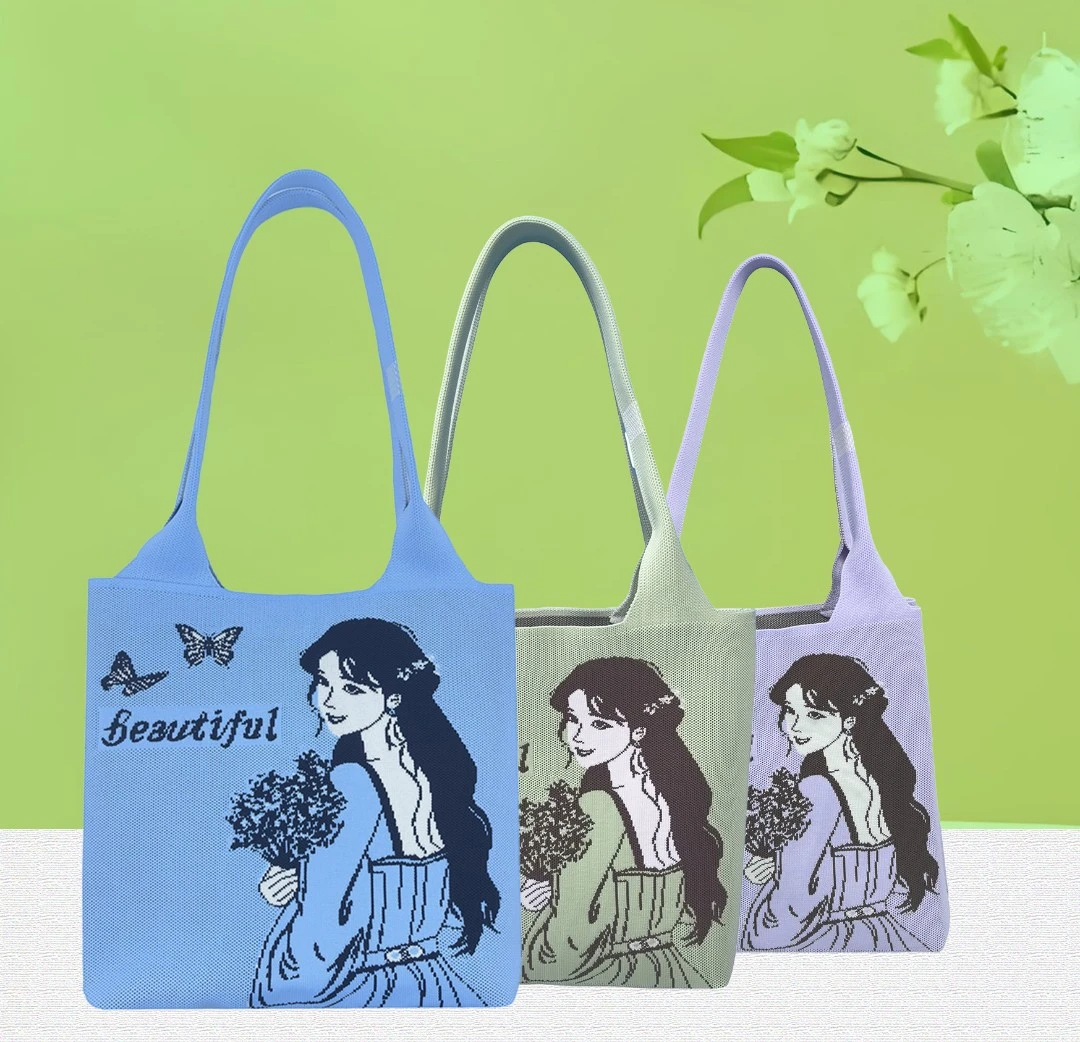 新款编织托特双根单肩时尚休闲包包女款爆款2025新款女包包包美女