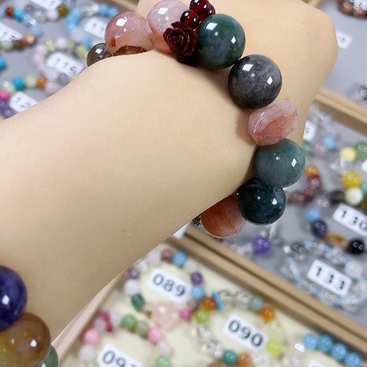 水晶手链银S925镶嵌