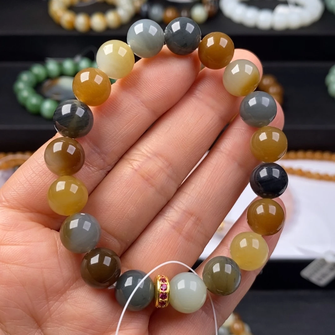 和田玉手串未镶嵌