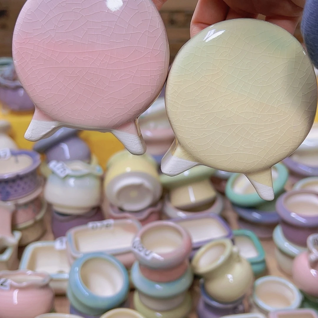 红陶陶瓷花盆满12包邮