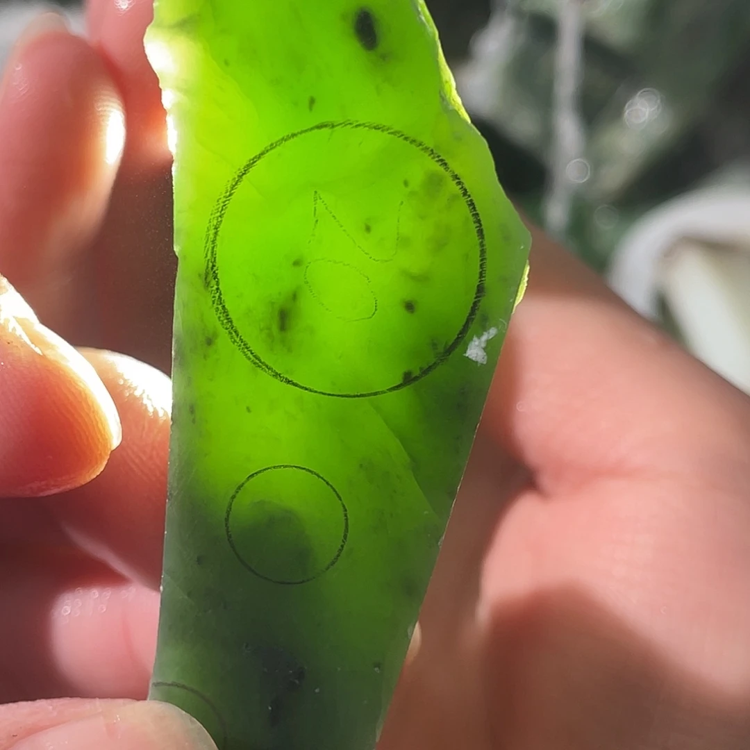 定制和田玉未镶嵌和田玉定制平安扣