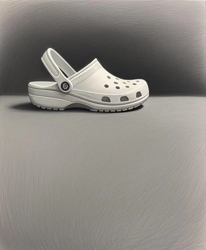 明星款洞洞拖鞋薄底款全新未拆封