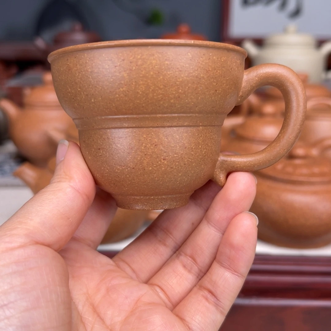 茶壶紫砂梨皮黄的100