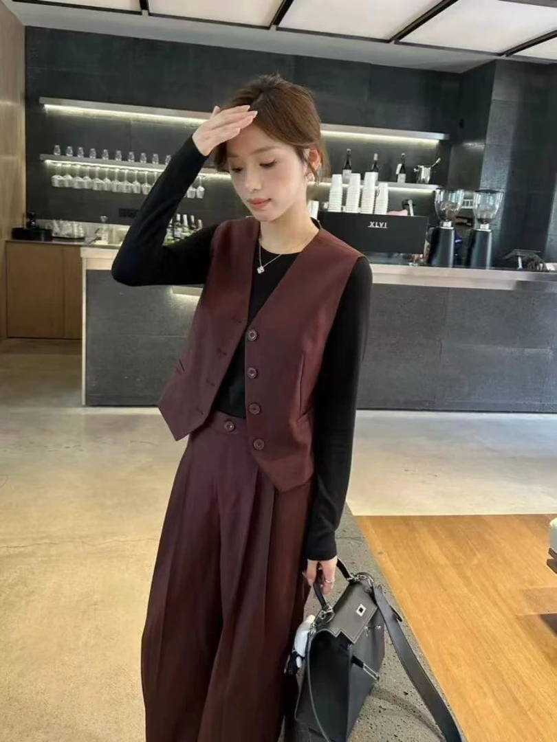 29152#韩版气质西装马甲三件套【直播间为准】衣长55裤长103/C6-3