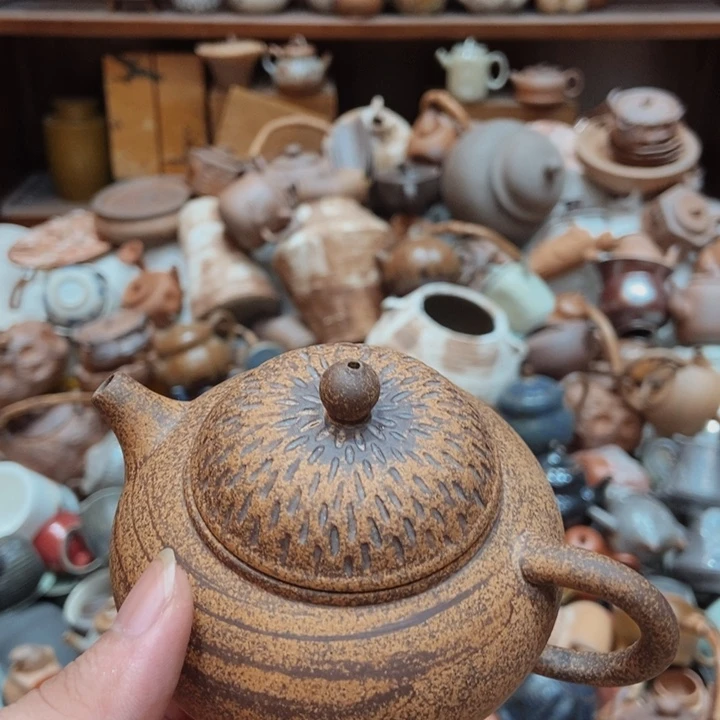 柴烧老岩泥高端茶器