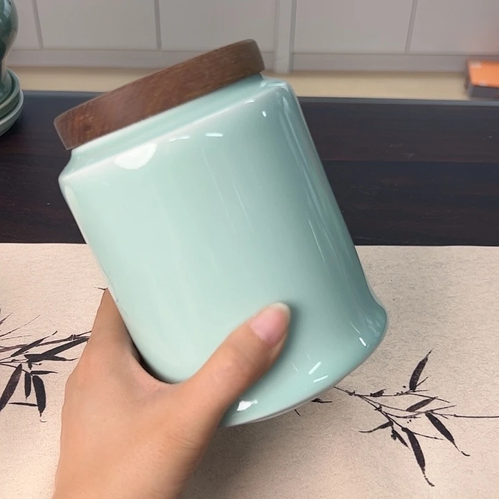 龙泉云间青瓷小米茶器