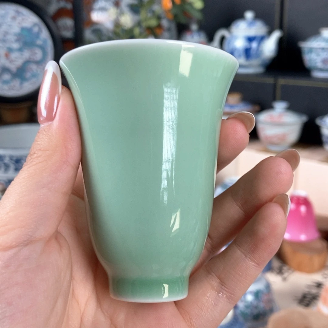 杯折葵非器松石绿闻香杯