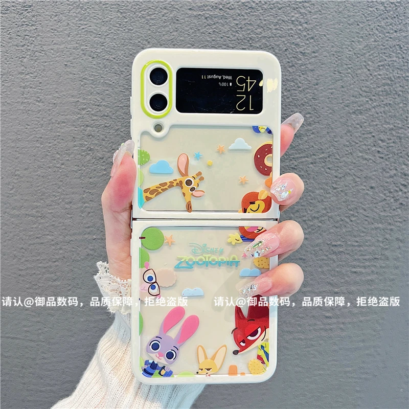 （三星zflip4系列）折叠奶油壳适用三星zflip4/三星zflip3手机壳潮