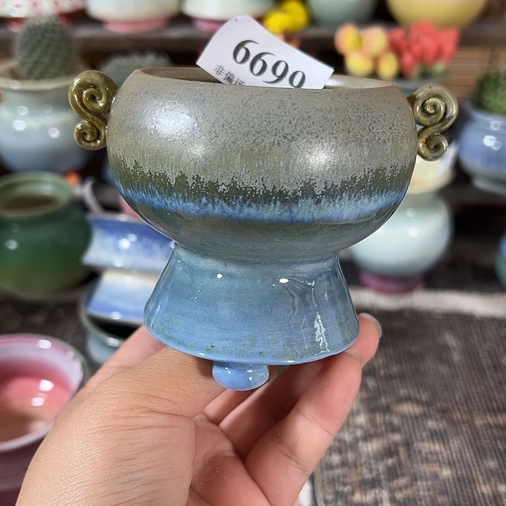 口6高8 手工花盆满30包邮