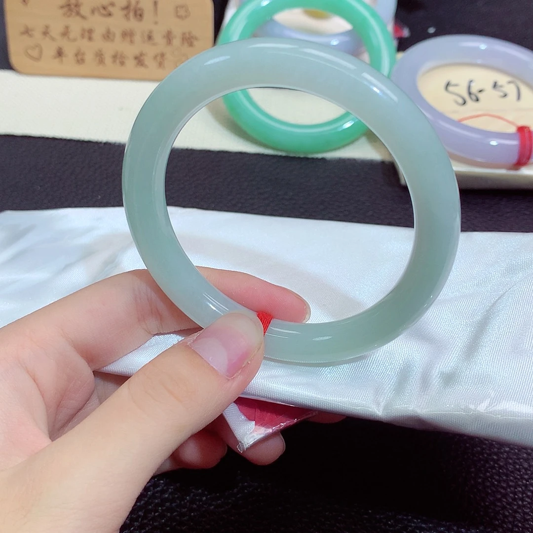 翡翠未镶嵌手镯1255