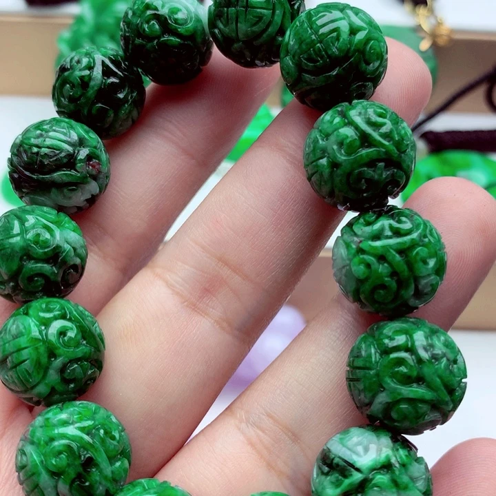 翡翠未镶嵌手链手串