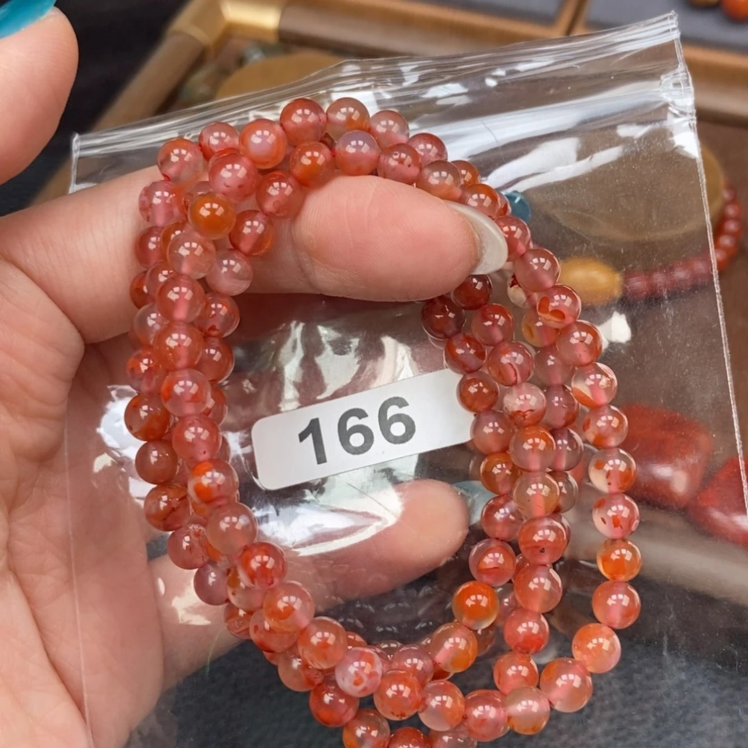 南红玛瑙未镶嵌手链卡6