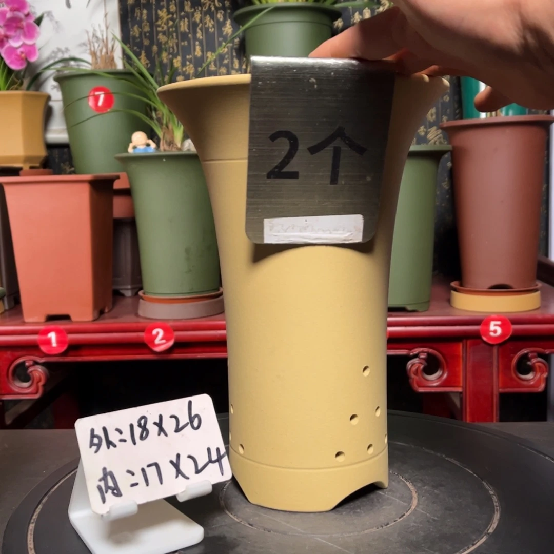 紫砂花盆紫砂花盆