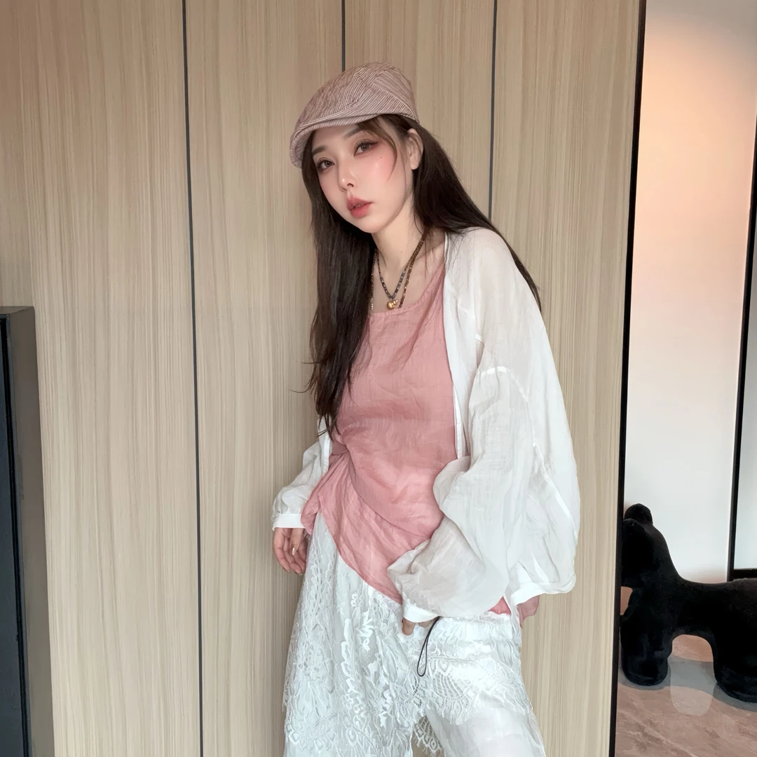 【丽丽推荐】100苎麻防晒设计款开衫A