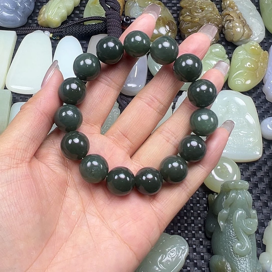 和田玉未镶嵌吊坠(不含链)卡14（清货漏，不退不换）