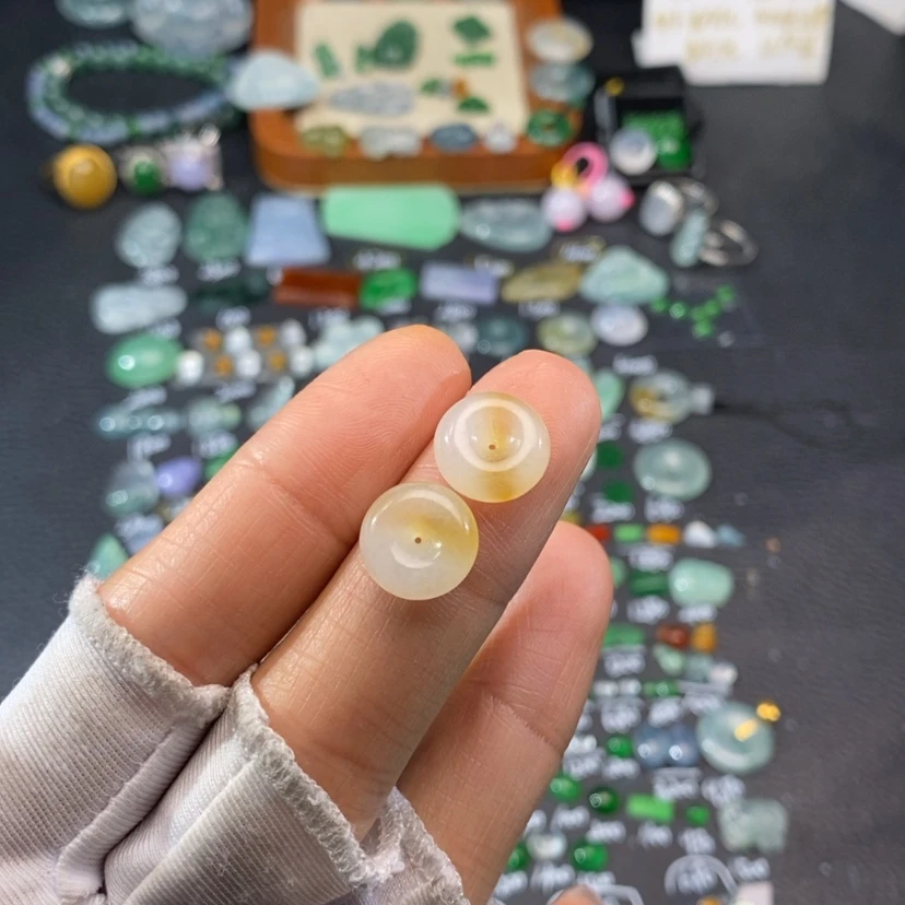 【闪购商品】翡翠挂件未镶嵌扣子