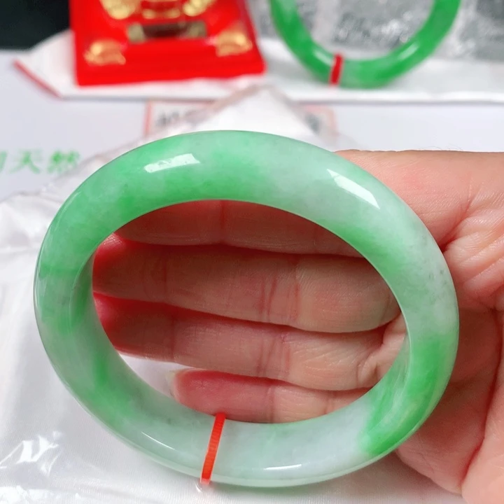 未镶嵌手镯翡翠  编号S1299 正圈56