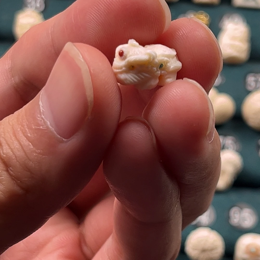 青***汐手串/手链/手镯猛犸象牙舞狮