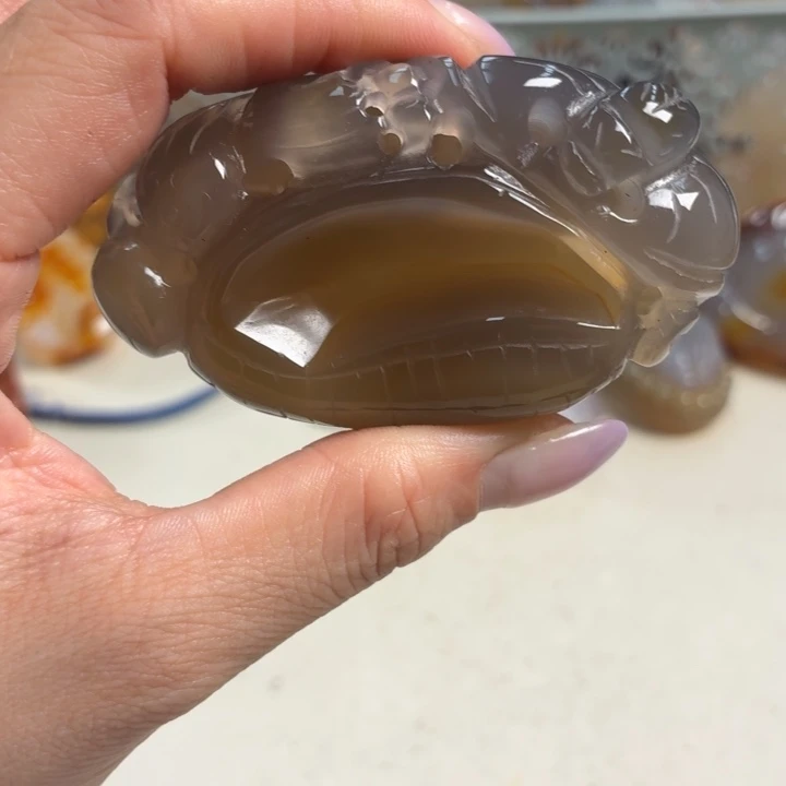 玛瑙/玉髓未镶嵌吊坠(不含链)