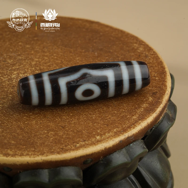 布达拉宫三眼玛瑙单珠