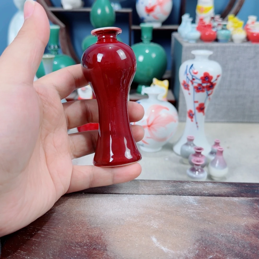 陶瓷手工小花器摆件