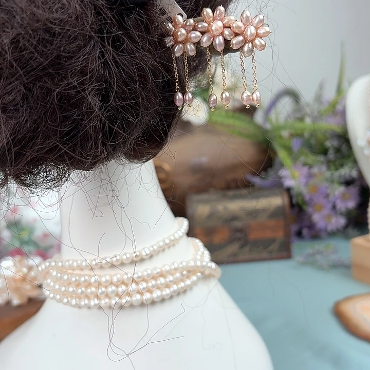 未镶嵌淡水珍珠发饰