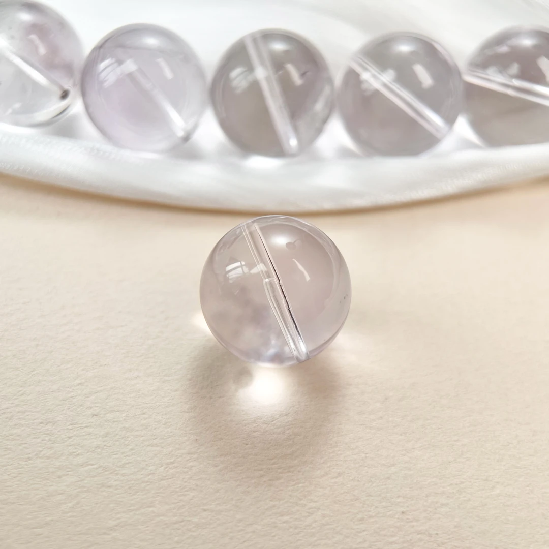 2276 高透紫水晶单珠多样性发一颗17-18mm