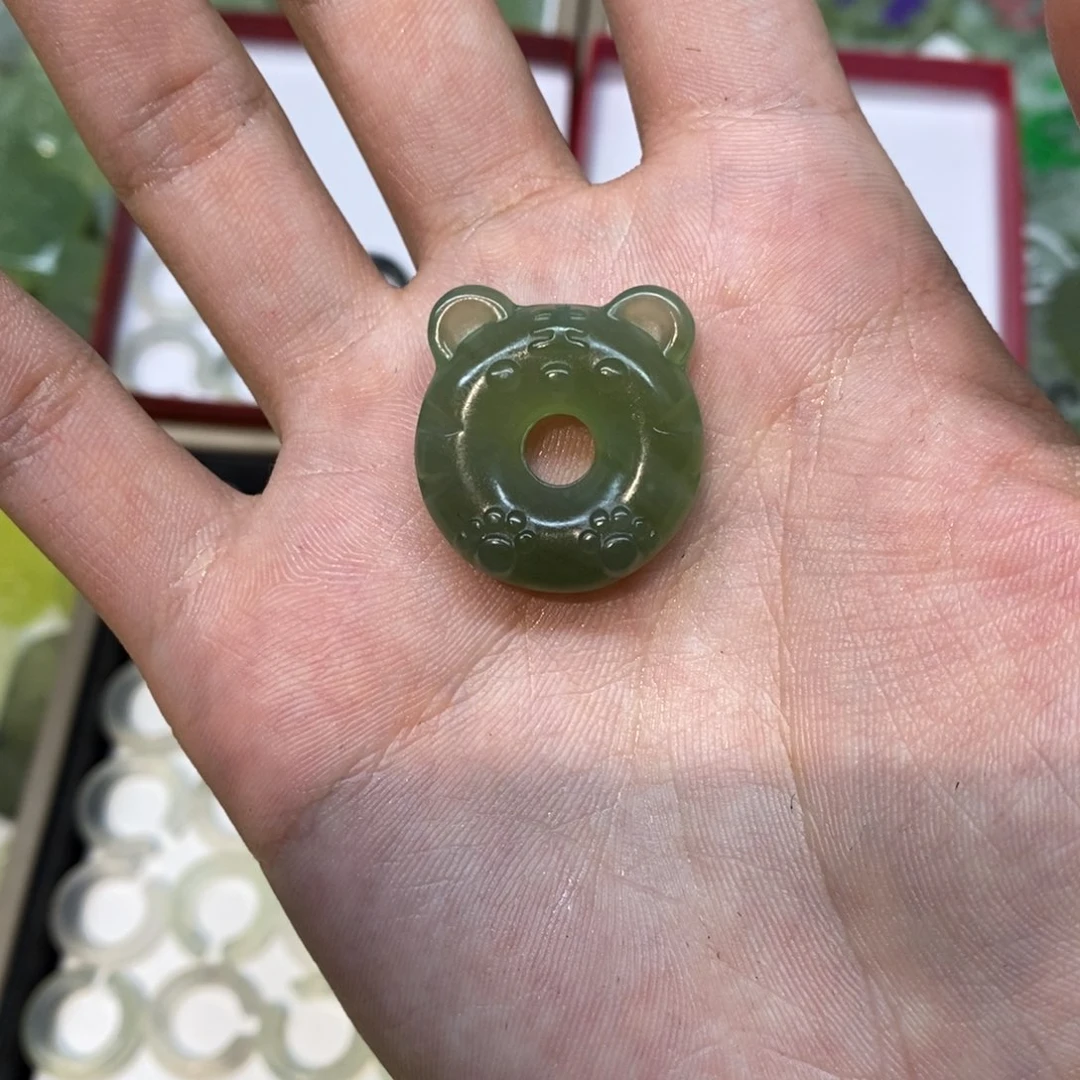 岫玉未镶嵌吊坠(不含链)两单包邮